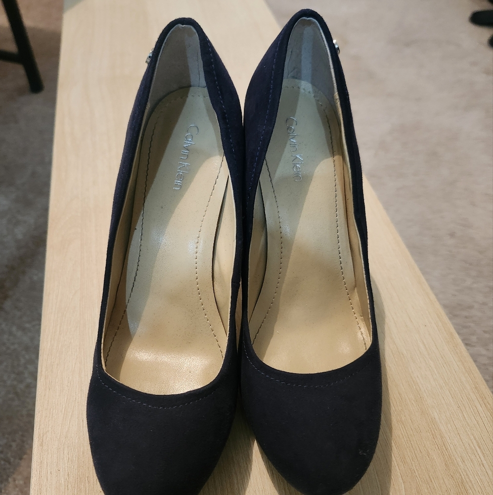 Calvin Klein Blue heels